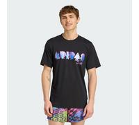 ADIDAS SPORTSWEAR Maglia funzionale 'Adidas x Jeremy Scott' blu neon / lilla neon / nero, Taglia XL