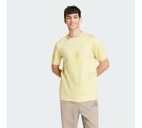 adidas Z.N.E. M - T-shirt - uomo L Yellow man Better Cotton Initiative