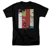 T-Shirt Adulto Aqua Teen Hunger Force Group Tiles