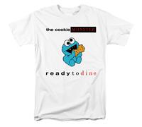 T-Shirt Adulto Pronto A Pranzare Di Sesame Street