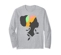 T-Shirt Afro Pop melanina con Scritta «My Black Queens Head Wraps» Maglia a Manica