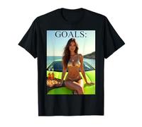 T-shirt AI Girl da uomo - Sexy AI Woman & Auto, Pizza & Birra Maglietta