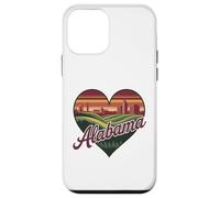 T-shirt Alabama Vintage Heart - Souvenir da viaggio retrò Custodia per iPhone 12 mini
