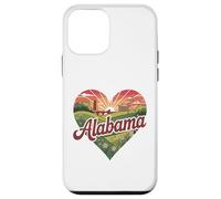 T-shirt Alabama Vintage Heart - Souvenir da viaggio retrò Custodia per iPhone 12 mini
