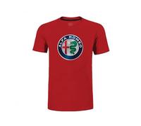 T-Shirt Alfa Romeo Orlen Formula 1 Logo Racing Ufficiale Team F1, rosso, L