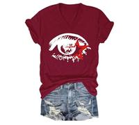 T-shirt alla moda con stampa a occhi grandi, maglietta alla moda Y2K, stampa con occhi grandi, scollo rotondo, vestibilità ampia, streetwear estivo, unisex, top casual, abbigliamento all'aperto