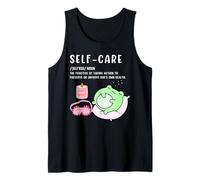 T-shirt alla moda Cottagecore Frog Self-Care Definition Hygge Canotta