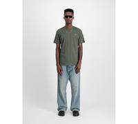 Alpha Industries 3D Small Logo T Magliette da uomini Taglia M - Verde