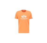 Alpha Industries Basic Big Logo T-Shirt Magliette Taglia XS - Arancione