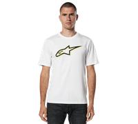 §T-Shirt Alpinestars Ageless Shadow CSF Bianco-Nero§