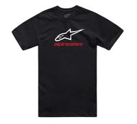Alpinestars Always Csf Tee T-Shirt da Uomo Maglietta Girocollo Maglia a Maniche Corte Stile Sportivo Nero/Bianco/Rosso XL