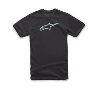 T-shirt Alpinestars da uomo in cotone SS ~ Ageless Classic Black Mint