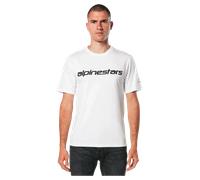 T-Shirt Alpinestars Linear Wordmark 2.0 CSF Bianco/Rosso/NeroXXL Bianco,Rosso,Nero