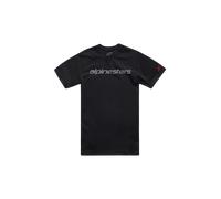 Alpinestars Linear Wordmark 2.0 CSF, maglietta L male Nero/Grigio/Rosso