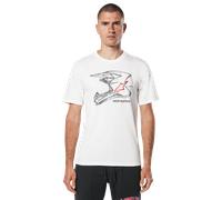 §T-Shirt Alpinestars MX Helmet CSF Bianca§