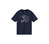 T-Shirt Alpinestars MX Cross CSF Blu NavyL Blu Navy