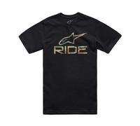 T-shirt Alpinestars Ride 4.0 mimetica CSF - nera