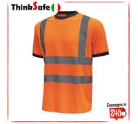T-Shirt Alta Visibilità Arancione U-Power Glitter
