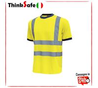 T-Shirt Alta Visibilità Gialla U-Power Glitter