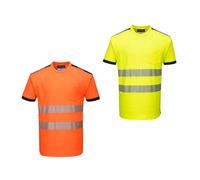 Portwest PW3 Hi-Vis T-Shirt S/S - Color: Orange - Talla: XSmall