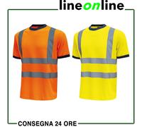 T-shirt alta visibilita' Mist - Tg. XL - Arancio Fluo - U-Power - conf. 3 pezzi