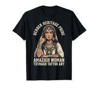 T-Shirt Amazigh da Donna Tifinagh Tattoo Art Berber Pride Maglietta