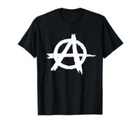 T-shirt Anarchy - Anarchia punk graffiti segno Maglietta