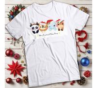 T-shirt Animal Christmas Cute Bear maglietta da uomo e donna #MC