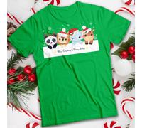 T-shirt Animal Christmas Cute Bear maglietta da uomo e donna #MC