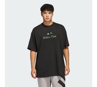 adidas Originals - Anthony Edwards - T-shirt color nero/verde screaming con stampa "Believe That" S