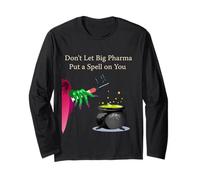 T-Shirt Anti vaccino Don't Let The Big Pharma Maglia a Manica