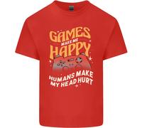 T-Shirt Antisocial Gamer Video Gaming Joypad Per Bambini