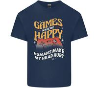 T-Shirt Antisocial Gamer Video Gaming Joypad Per Bambini