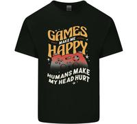T-Shirt Antisocial Gamer Video Gaming Joypad Per Bambini