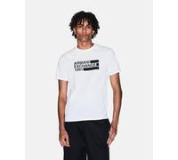 T-shirt Armani Exchange Slim Fit Classic manica corta bianco nero - S
