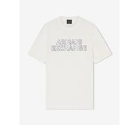 T-shirt Armani Exchange Slim Fit manica corta bianco nero - XL