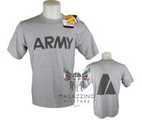 T-shirt ARMY Originale Esercito Americano Grigia MARINES CORPS USMC
