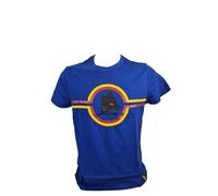 T shirt AS Roma uomo blu royal in cotone