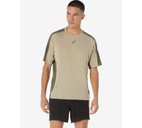 Asics Fujitrail Elite Short Sleeve T-shirt Beige XL Uomo