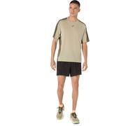 ASICS Fujitrail Elite Ss Top Khaki / Mantle Green Male Size XL