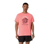 ASICS Fujitrail Logo Ss Top Sun Coral Male Size M
