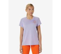 T-Shirt ASICS Fujitrail manica corta lilla donna - XS