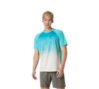 T-shirt Asics Road Fade Blu Bianco, Taglia M