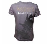 T/Shirt Assassins Creed IV Grey Kenway Stencil EXTRA LARGE (taglia XL)