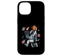 T-shirt astronauta basket - Outer Space Galaxy Sports Custodia per iPhone 14