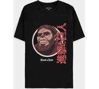 T-shirt - Attack On Titan: Men's Short Sleeved Black (t-shirt Unisex Tg. 2xl)...