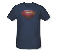T Shirt Autentica Superman Man Of Steel Con Logo Mos Dc Comics Film S-3XL