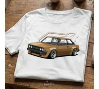 T-SHIRT AUTO FIAT 131 prima serie due porte ELABORATA | dalla XS alla 4XL