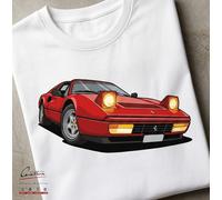 T-SHIRT AUTO VINTAGE FERRARI 328 GTS | dalla XS alla 4XL