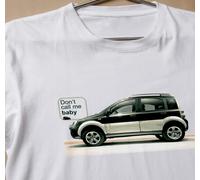 T-SHIRT AUTO VINTAGE FIAT PANDA CROSS DON'T CALL ME BABY - 2004